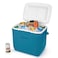 Coleman Chiller 30qt Insulated Portable Cooler with Ice Retention Large Carry Handle Made in USA Great for Camping Tailgating Parties Sports Concerts More