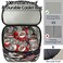 Vankor Camping Cooler Backpack 30 Cans Soft Backpack Coolers Insulated Leak Proof Travel Cooler Bag Waterproof Lunch Picnic Beach Work Trip Thermal Bag Drink Beverage Beer Bag Cooler Floral Painting