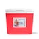 Life BROS LifeBROS 11 Qt Insulated Portable Cooler LeakProof Ice Chest Lunch Box Hard Coolers with Extra Ice Pack for BBQ Camping PincnicRed