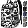 Capolo Cooler Backpack for Men Women Insulated Backpack Cooler Leak Proof Large Capacity Thermal Bag Beverage Soft Cooler Bag Lunch Backpack for Travel Picnic Hiking Cowprint 30 Cans