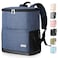 HAWGON Insulated Cooler Backpack Small Leak Proof Backpack Cooler 30 Cans Waterproof Lightweight Cooler Bag for 12h HotCold Retention Portable Soft Cooler for Travel Camping BeachNavyBlue