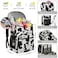 Capolo Cooler Backpack Insulated Leakproof Waterproof Backpack Cooler Bag 30 Cans Large Capacity Lightweight Travel Camping Beach Backpack Cooler Ice Chest for Men and Women cowprint