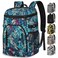 Capolo Cooler Backpack for Men Women Insulated Backpack Cooler Leak Proof Large Capacity Thermal Bag Beverage Soft Cooler Bag Lunch Backpack for Travel Picnic Hiking Leaf Pattern 30 Cans