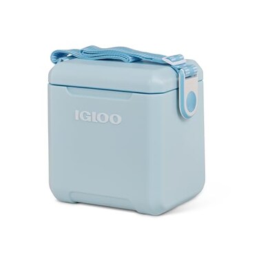 Igloo Powder Blue 11 Qt TagAlong Too Strapped Picnic Style Cooler