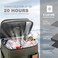 BAGPARKK Insulated Cooler Backpack33 Cans Multifunctional Double Deck Leakproof Cooler Bag with Sternum StrapLarge Capacity Lightweight Travel Camping Beach Backpack Cooler Ice Chest for Men Women