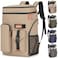 BAGPARKK Insulated Cooler Backpack33 Cans Multifunctional Double Deck Leakproof Cooler Bag with Sternum StrapLarge Capacity Lightweight Travel Camping Beach Backpack Cooler Ice Chest for Men Women