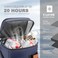 BAGPARKK Insulated Cooler Backpack33 Cans Multifunctional Double Deck Leakproof Cooler Bag with Sternum StrapLarge Capacity Lightweight Travel Camping Beach Backpack Cooler Ice Chest for Men Women