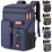 BAGPARKK Insulated Cooler Backpack33 Cans Multifunctional Double Deck Leakproof Cooler Bag with Sternum StrapLarge Capacity Lightweight Travel Camping Beach Backpack Cooler Ice Chest for Men Women