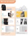 Capolo Cooler Backpack Insulated Waterproof for Women Men Leak Proof Backpack Coolers Thermal Bag Soft Travel Cooler Bag Portable Ice Chest Lunch Backpack for Camping PicnicLeather Black45 Cans