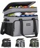 Hulongo 42L Soft Cooler Insulated Large Cooler Bag for Beach Car Outdoor 60Cans Grey