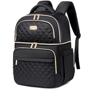 REXMONA Backpack Cooler Lunch Backpacks Double Decker Lunch BoxInsulated Backpacks Lunch Cooler Bags Lightweight Leakproof Lunchbox Back Pack for Women Men to TravelPicnicHikingBeachCamping