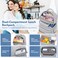 REXMONA Backpack Cooler Lunch Backpack Double Decker Lunch BoxInsulated Backpack Lunch Cooler Bag Lightweight Leakproof Lunchbox Backpack for Women Men to TravelPicnicHikingBeachCamping