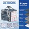 Maelstrom Soft Sided Cooler Bag 3040 Can Collapsible Insulated Ice Chest Large Leakproof Portable Storage for Camping Travel Kayaking Beach 3Blue 30 Can