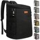 Vankor Camping Cooler Backpack 45 Cans Soft Backpack Coolers Insulated Leak Proof Travel Cooler Bag Waterproof Lunch Picnic Beach Work Trip Thermal Bag Drink Beverage Beer Bag Cooler Black