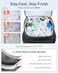 TOURIT Waterproof Cooler Backpack 30 Cans Insulated Leakproof Portable Cooler Bag Beach Travel Camping Picnic Hiking Black