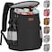 Tuwubi Soft Cooler Backpack 30 Cans45 Cans Backpack Coolers Insulated Leak Proof Thermal Lunch Backpack for Men Work Small Cooler Bag Beach Travel Picnic Drink Beverage Beer30 Cans Black