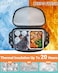 Tuwubi Soft Cooler Backpack 30 Cans45 Cans Backpack Coolers Insulated Leak Proof Thermal Lunch Backpack for Men Work Small Cooler Bag Beach Travel Picnic Drink Beverage Beer30 Cans Black