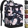 Tenot Cooler Backpack 33 Cans Backpack Coolers Insulated Leak Proof Soft Beach Cooler Bag for Men Women Ice Chest Backpack Camping Hiking Picnic Travel Cooler Lunch Backpack Pink Floral