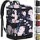 Tenot Cooler Backpack 33 Cans Backpack Coolers Insulated Leak Proof Soft Beach Cooler Bag for Men Women Ice Chest Backpack Camping Hiking Picnic Travel Cooler Lunch Backpack Pink Floral