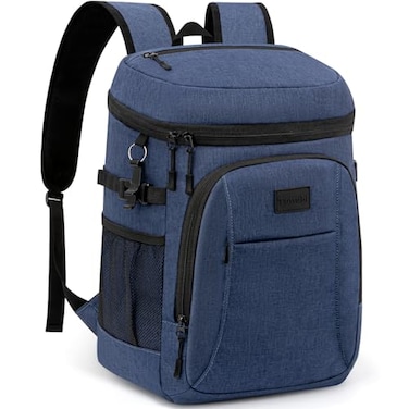 Tuwubi Cooler Backpack 35 Cans Backpack Coolers Insulated Leak Proof for Men Women Waterproof Soft Sided Lunch Camping Beach Travel Ice Chest Backpack Cooler Bag Blue