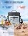 Yuleee Cooler Bag 71630 Can Soft Sided Small Portable Insulated Cooling Pack Everyday Lunch Cooler Leakproof Ice Chest for Beach Camping Travel Black