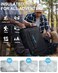 Capolo Cooler Backpack Insulated Waterproof for Women Men Leak Proof Backpack Coolers Thermal Bag Soft Travel Cooler Bag Ice Chest Lunch Back Pack for Camping PicnicDeep Black Leather36 Cans