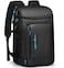 Capolo Cooler Backpack Insulated Waterproof for Women Men Leak Proof Backpack Coolers Thermal Bag Soft Travel Cooler Bag Ice Chest Lunch Back Pack for Camping PicnicDeep Black Leather36 Cans