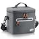 Sydioor SoftSided Cooler Lunch Bag 16 Can Portable Ice Chest Box Waterproof LeakProof Insulated Lunch Box for Work Beach Drink Travel Camping Picnic Meidum Dark Gray