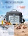 Yuleee Cooler Bag 30 Can Soft Sided Large Portable Insulated Cooling Pack Everyday Lunch Cooler Leakproof Ice Chest for Beach Camping Travel Picnic Black