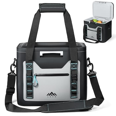 Lekesky Soft Cooler Bag 20 Can Leakproof Insulated Cooler Backpack Insulated Bag Portable Ice Chest Box for Beach Beverage Travel Camping Picnic Trips Floating Cooler with Zipper