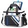 Maelstrom 30 Can Large Leakproof Soft Cooler Bag Insulated Collapsible Ice Chest with Bottle Opener Portable for Beach Camping Travel Shopping White