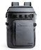 TOURIT 38 Cans Backpack Cooler Leak Proof Waterproof 2 Insulated Compartments Soft Cooler Bag Beach Travel Camping Picnic Grey