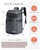 TOURIT 38 Cans Backpack Cooler Leak Proof Waterproof 2 Insulated Compartments Soft Cooler Bag Beach Travel Camping Picnic Black