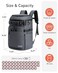 TOURIT 38 Cans Backpack Cooler Leak Proof Waterproof 2 Insulated Compartments Soft Cooler Bag Beach Travel Camping Picnic Navy Blue