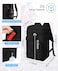 NECKORY Cooler Backpack 22L Waterproof Soft Backpack Coolers Leak Proof Beach Backpack Insulated Picnic Lunch Bag for Fishing CampingBeachHikingTravelBlack