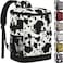 Tenot Cooler Backpack 33 Cans Backpack Coolers Insulated Leak Proof Soft Beach Cooler Bag for Men Women Ice Chest Backpack Camping Hiking Picnic Travel Cooler Lunch Backpack Cow Print