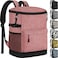 Tenot Cooler Backpack 33 Cans Backpack Coolers Insulated Leak Proof Soft Beach Cooler Bag for Men Women Ice Chest Backpack Camping Hiking Picnic Travel Cooler Lunch Backpack Pink