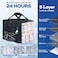 Maelstrom Soft Sided Cooler Bag 3040 Can Collapsible Insulated Ice Chest Large Leakproof Portable Storage for Camping Travel Kayaking Beach 4Black with lid 30 Can