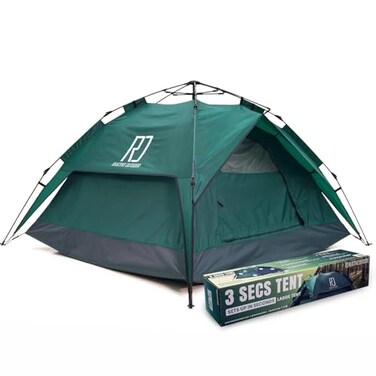 Reactive Outdoor Tent 3 Second Tent 3 Sec Instant Pop Up Easy and Quick Setup Camping 1 Person Setup Waterproof Double Layer Outdoor Camping Large 23 Person
