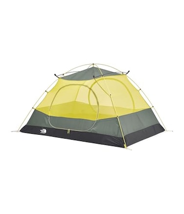 THE NORTH FACE Stormbreak 3 ThreePerson Camping Tent Ventilation Openings for Optimal Airflow Water Repellent Finish Agave GreenAsphalt Grey One Size