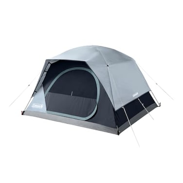 Coleman Skydome Tent with LED Lights 5Minute Setup Weatherproof 4Person Tent with Overhead Lighting Made of PFASFree Materials