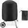 Linkstyle Round BBQ Cover 24 D x 285 H Kettle Grill Cover for Weber Charcoal Kettle CharBroil Waterproof Dome Smoker Cover