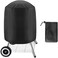 Linkstyle Round BBQ Cover 24 D x 285 H Kettle Grill Cover for Weber Charcoal Kettle CharBroil Waterproof Dome Smoker Cover