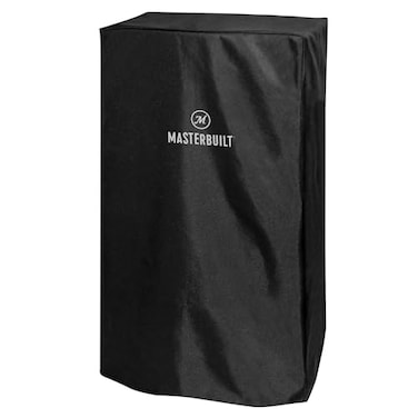 Masterbuilt 40inch Vertical BBQ Smoker WeatherResistant Polyester Cover to Fit All Masterbuilt 40inch Vertical Smokers in Black Model MB20080210