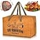 katoex BBQ Blanket for Resting Meat Insulated Brisket Resting Blanket for Smoking Reusable BBQ Meat Resting Bag with Handle Strap Wide Mouth for Large BrisketsPork ShouldersTurkeys 18in