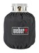 Weber 20 lb Propane Tank Cover WeatherResistant Polyester with UV Inhibitors Fits Standard Propane Tanks Drawstring for Secure Fit Durable FadeResistant Grill Accessories