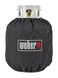 Weber 20 lb Propane Tank Cover WeatherResistant Polyester with UV Inhibitors Fits Standard Propane Tanks Drawstring for Secure Fit Durable FadeResistant Grill Accessories