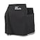 Weber 24 SmokeFire Premium Grill Cover Black WeatherResistant UVProtected Cover with Secure Straps for Wood Pellet Grills