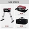 COMPEAK Carry Bag for Cuisinart CGG180 Propane Grill with VersaStand Portable Gas Grill Carry Case with Pocket for BBQ Accessories Case Only