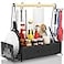 JBBTOOL Grill Caddy with 2 Paper Towel Holders BBQ Caddy for Outdoor Grill Picnic Condiment Utensil Caddy Camping Essentials RV Tailgating Grilling Accessories Grilling Gifts for Men